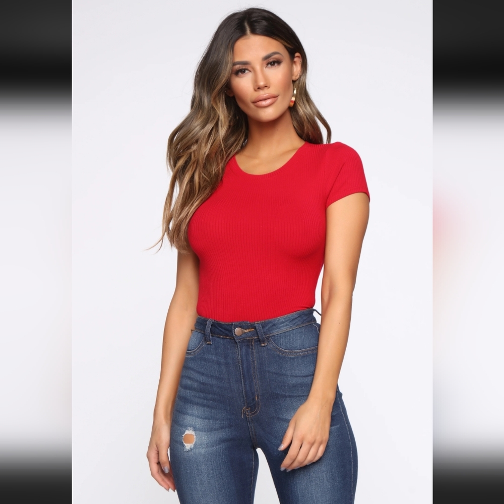 Red Crop Top
